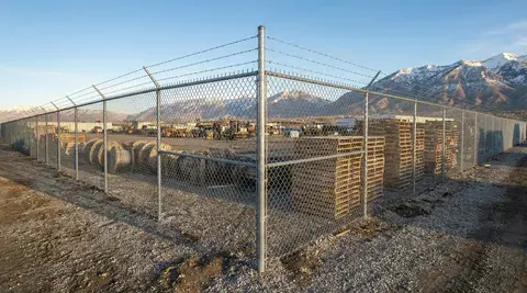 Commercial fence installation in Ogden