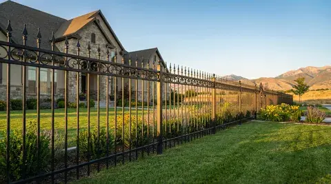 Iron and metal fence installation in Ogden