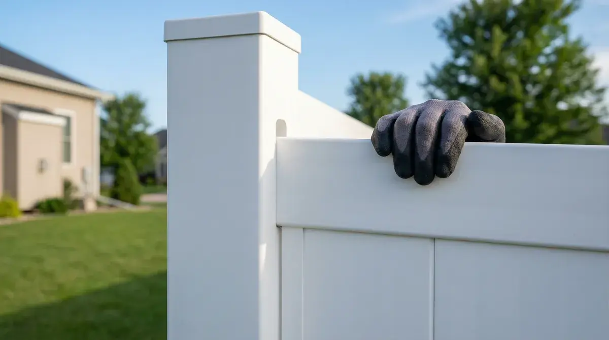 Professional vinyl fence installation in Weber County
