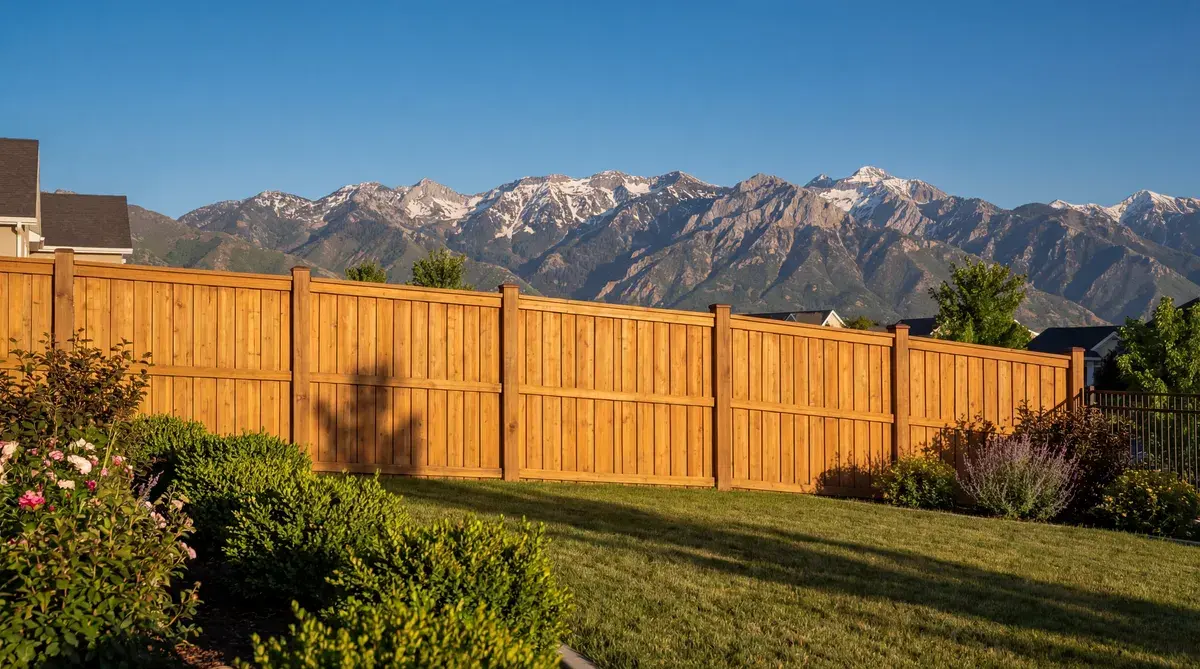 Quality wood fence construction in Ogden area